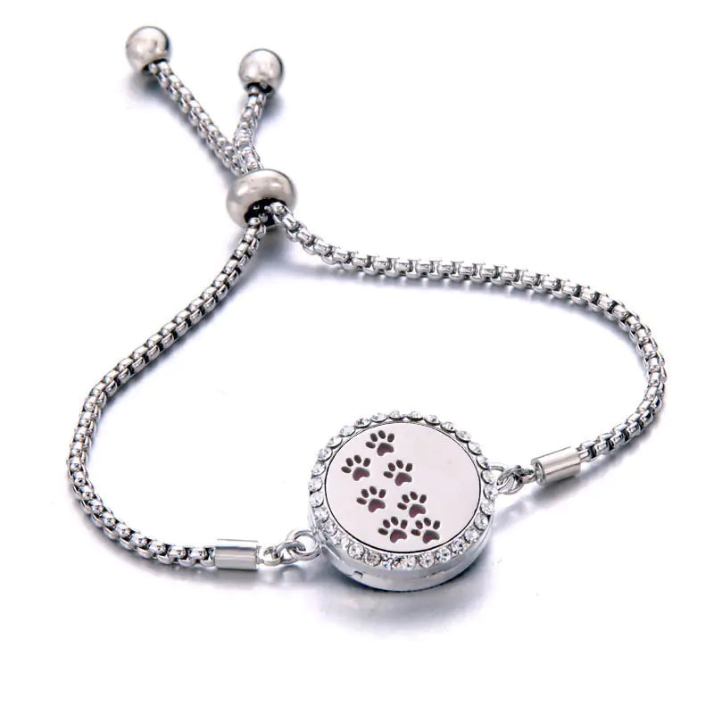 Titanium Steel Essential Oil Aromatherapy Bracelet