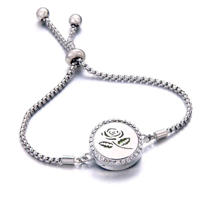 Titanium Steel Essential Oil Aromatherapy Bracelet