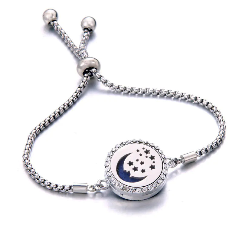 Titanium Steel Essential Oil Aromatherapy Bracelet