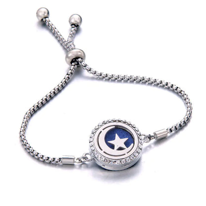 Titanium Steel Essential Oil Aromatherapy Bracelet