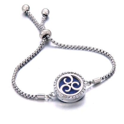 Titanium Steel Essential Oil Aromatherapy Bracelet