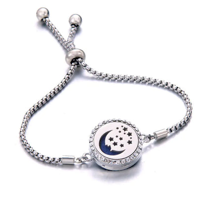 Titanium Steel Essential Oil Aromatherapy Bracelet
