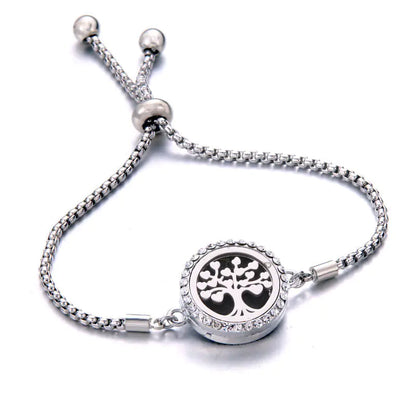 Titanium Steel Essential Oil Aromatherapy Bracelet