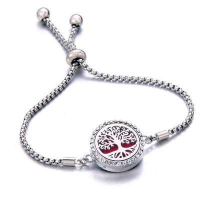 Titanium Steel Essential Oil Aromatherapy Bracelet
